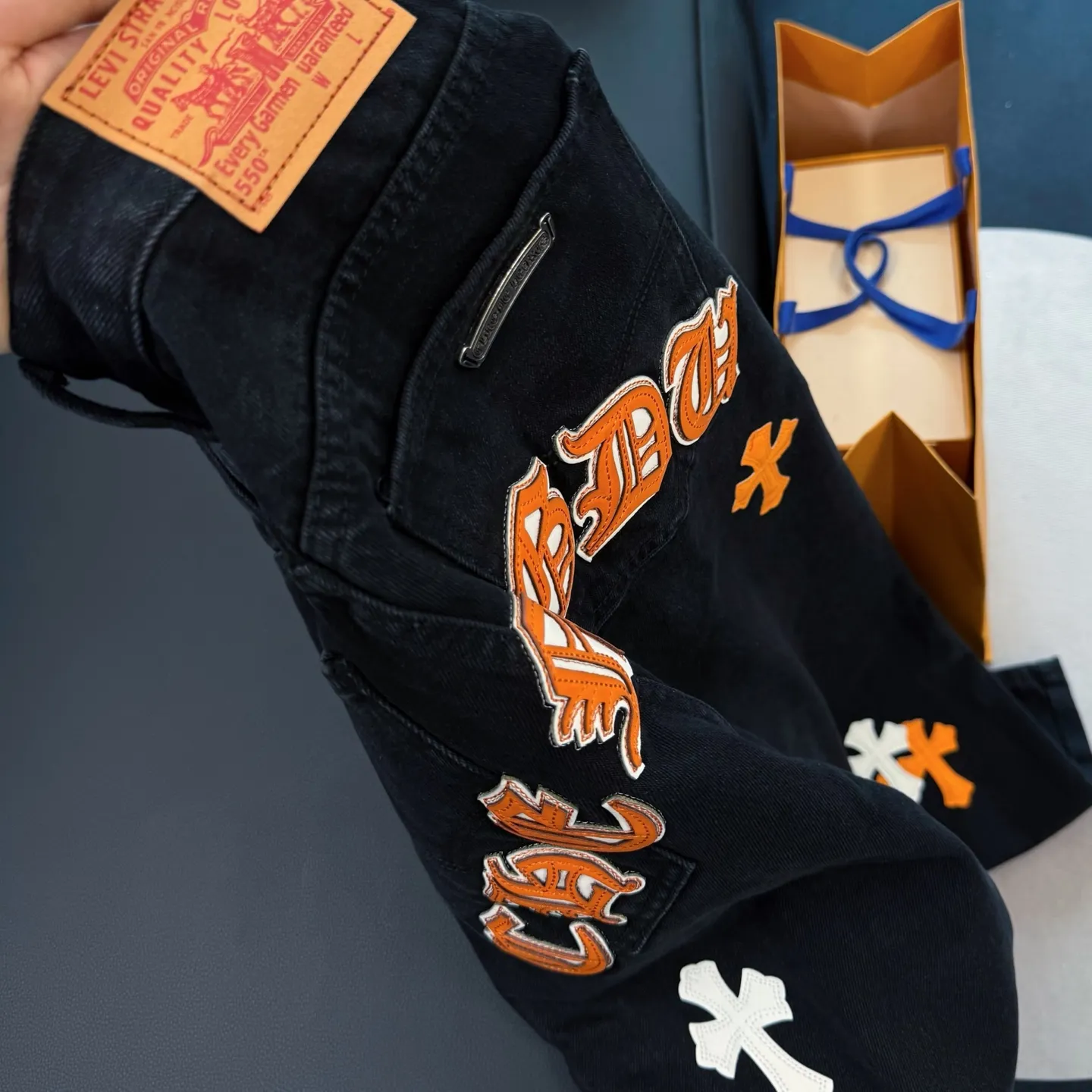 P280 Style Number: D288 Chrome Hearts Chrome Hearts Jeans Size# 28 30 32 34